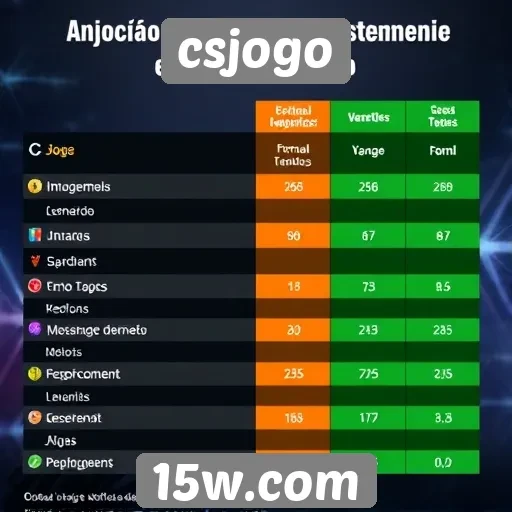 comparativo entre csjogo e concorrentes no mercado